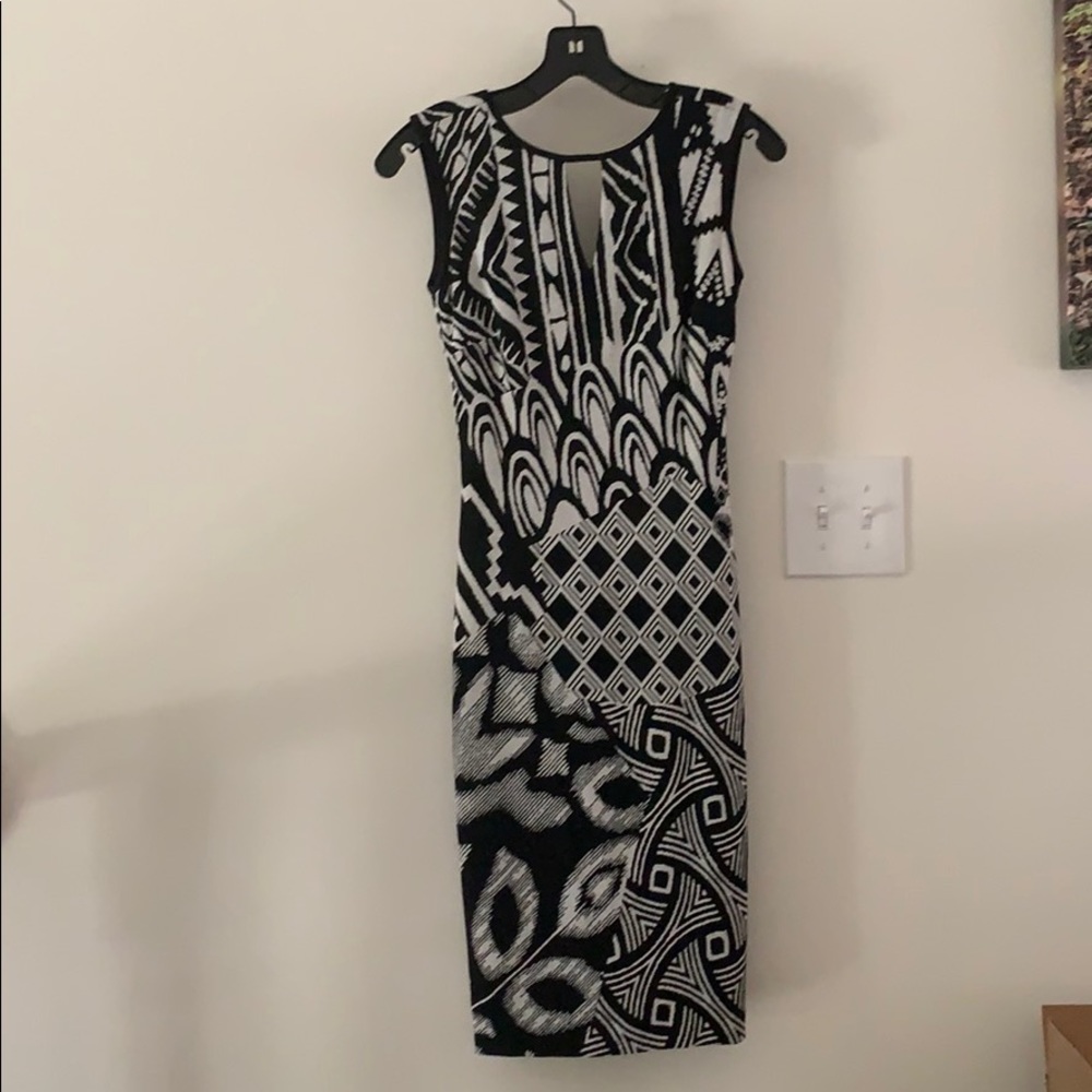 Cache XS Keyhole Sheath Dress
